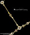 simple gold bracelet with ring