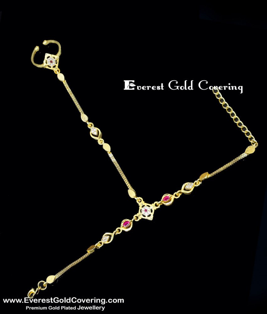 gold chain ring bracelet