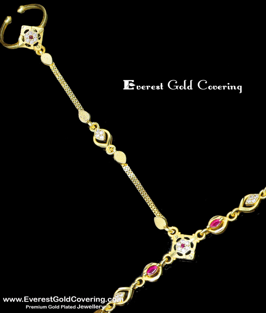 gold chain ring bracelet
