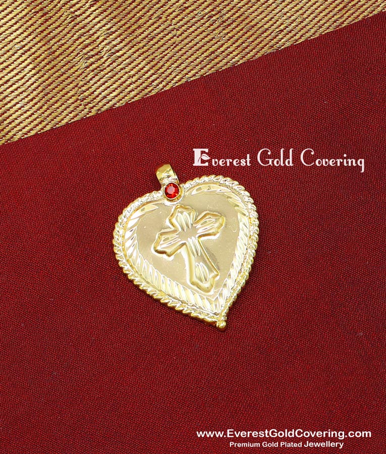 Christian cross thali design