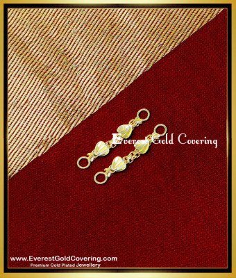 MAT287 - 1 Gram Gold Daily Use Side Short Ear Chain Design
