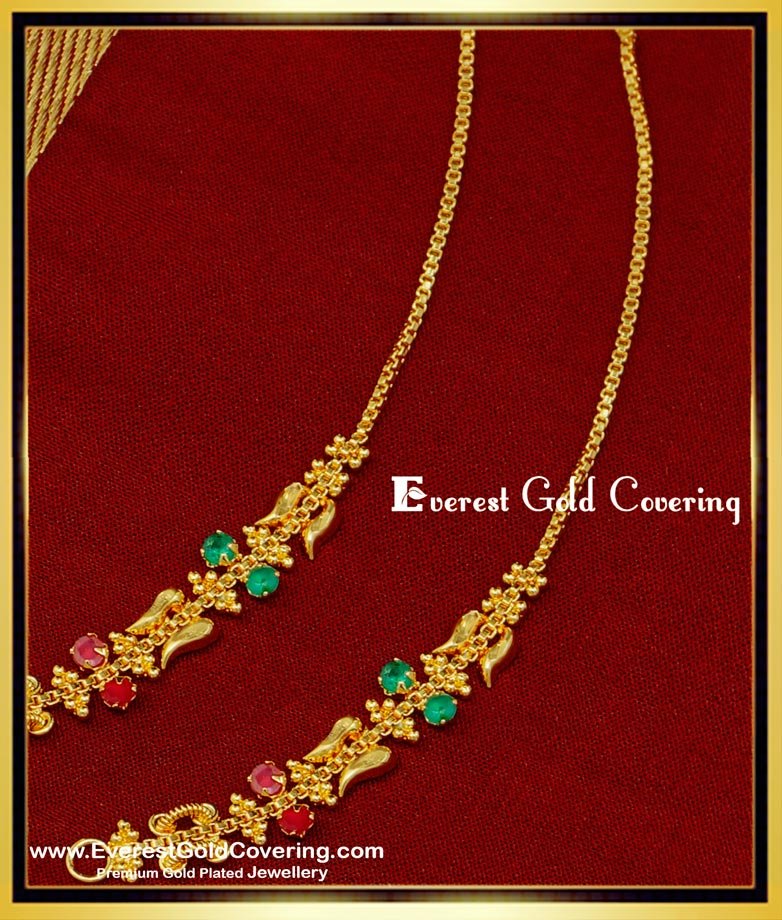 stone maatal-one-gram-gold-jewelry-1-year-guaranteed-jewellery-chain-bangles-earring-ear-chain-haram-necklace-thali-bracelet, Mattil, mattal, matilu, ear chain, impon mattal, impon jewellery, gold chain,