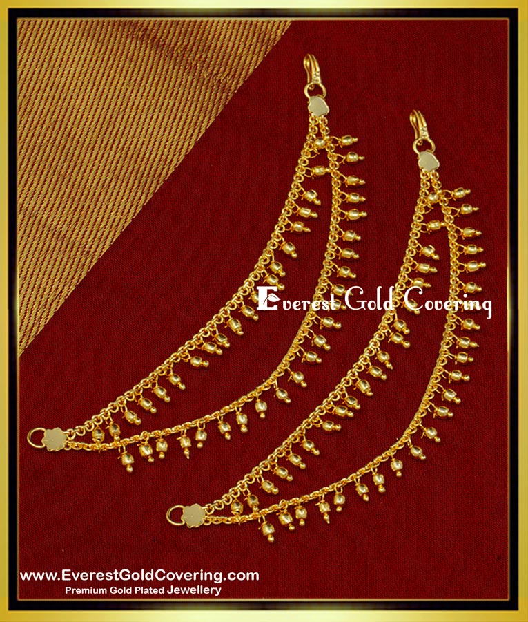 gold covering jewelry, one gram gold jewellery, gold plated guaranteed jewellery, gold covering chain,