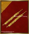 MAT039 - New Design Bridal Wear Full Leaf Side Matilu Hook Type Plain Ear Chain for Jhumkas