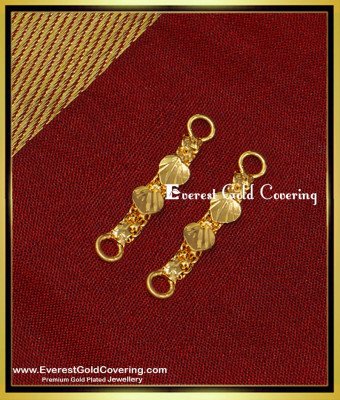 MAT108 - One Gram Gold Daily Use Small Size Mattal Ear Chain Side Matilu Design Online