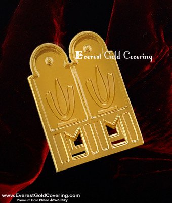 TAL13 - Thenkalai Vishnu Namam Thali South Indian Gold Plated Mangalsutra Design Online